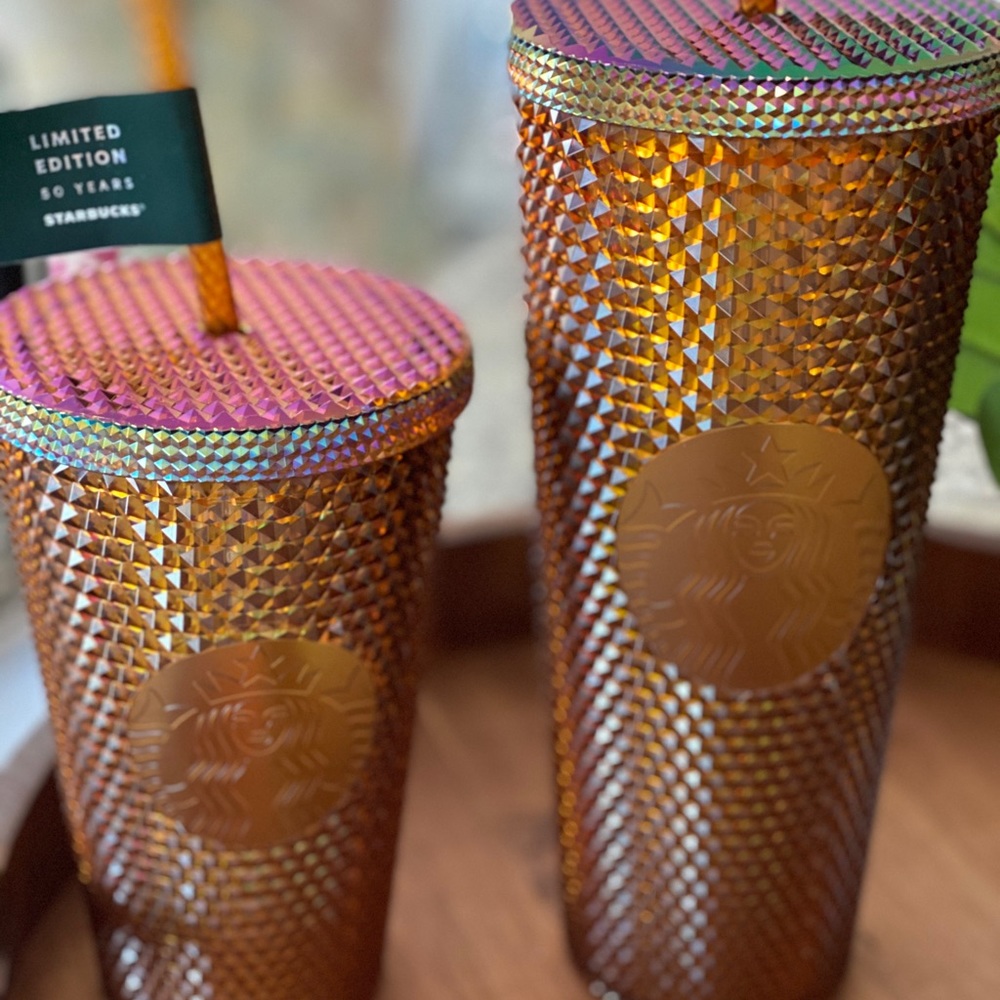 Starbucks Limited 50th Anniversary Gold Cup Set - Picture 2 of 3